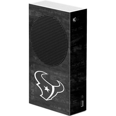 NFL Houston Texans Black & White Xbox Series S Console Skin